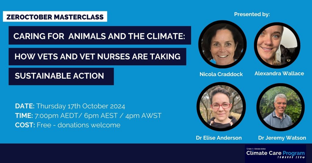 Caring for Animals & the Climate: How vets and vet nurses are taking sustainable action