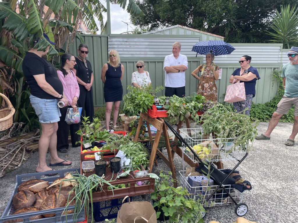 Community members at the Bulli Crop Swap