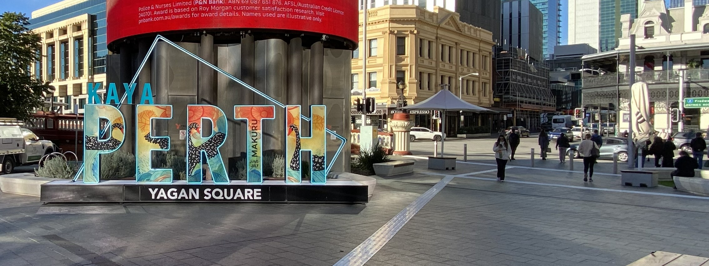 Yagan Square in Perth city
